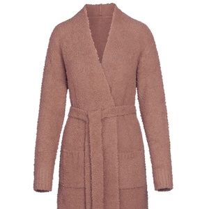 COZY KNIT SHORT ROBE ROSE CLAY UNOPENED